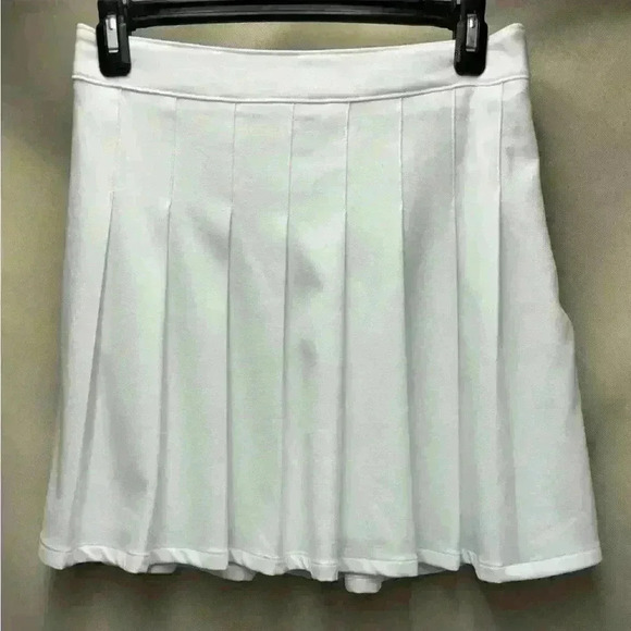 Hollister Skirt Women’s Medium White Pleated Ultra High Rise Short Tennis Lined - Picture 4 of 4